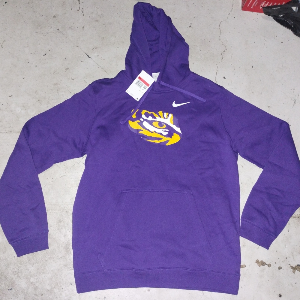 Nike Purple Hoodie with Logo